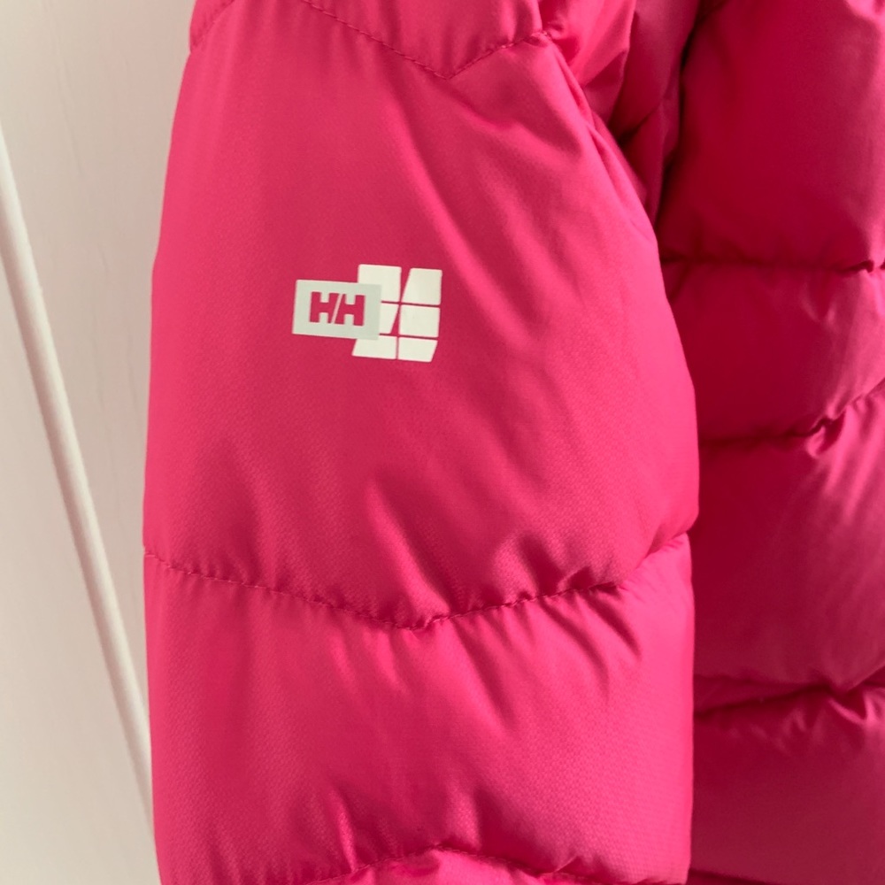 Helly Hansen Pink Down Puffer Jacket Size Xsmall - image 5